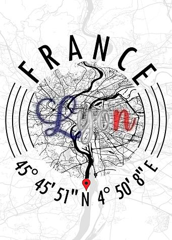 Lyon France Map