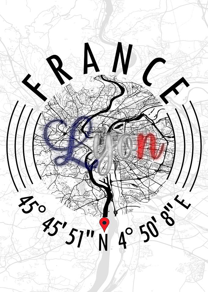 Lyon France Map