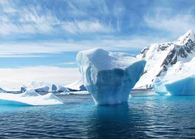 ice sea blue