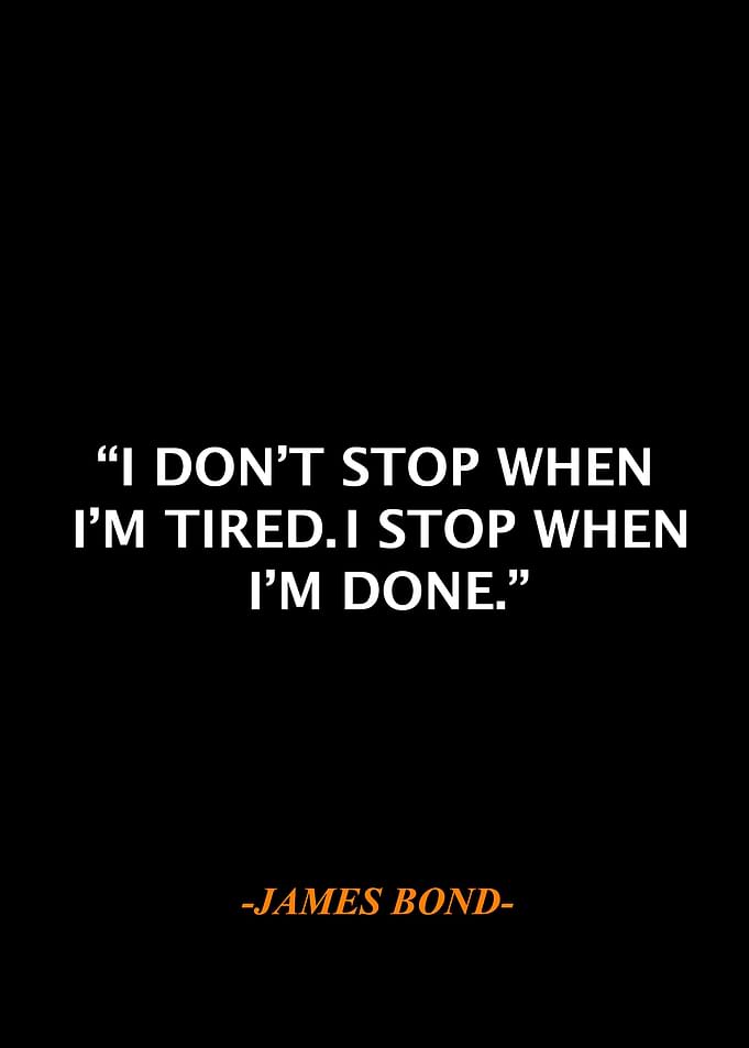 James Bond Qoute