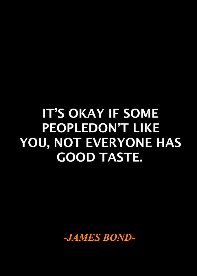 James Bond Qoute