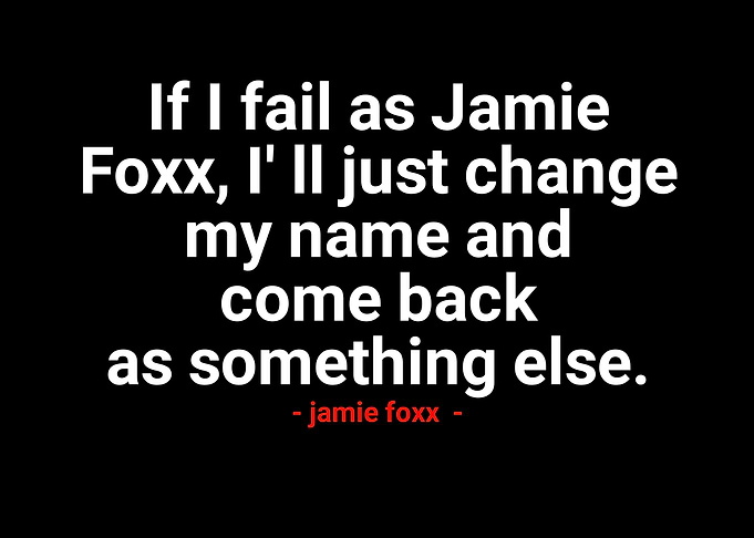 jamie foxx text art