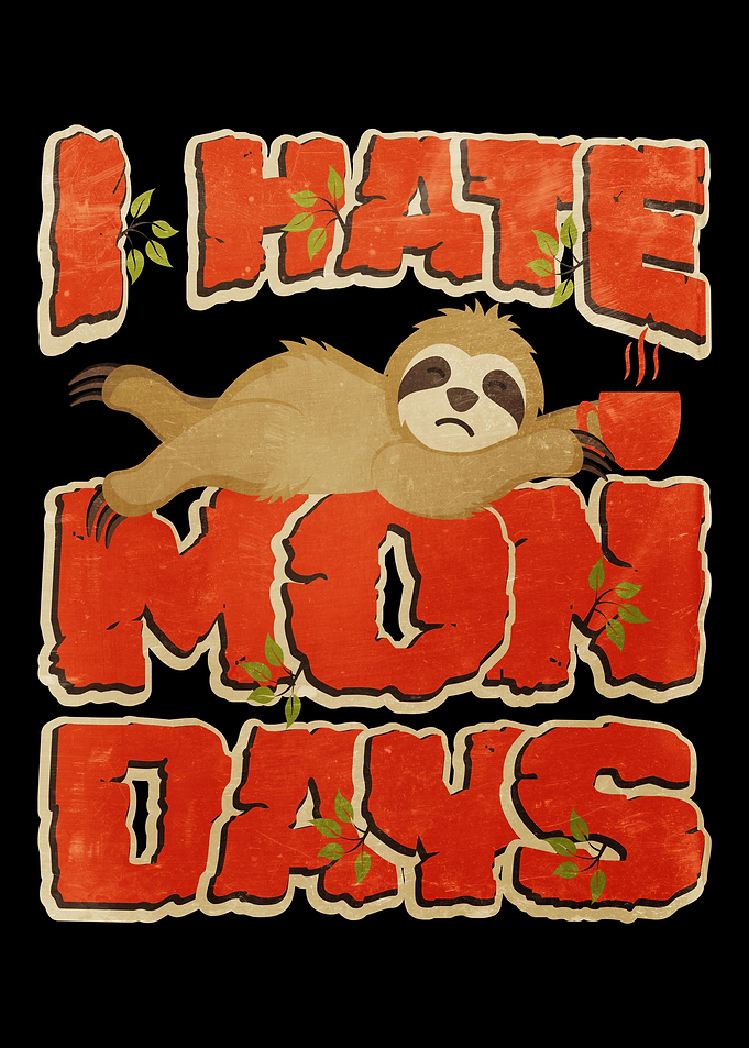 Funny Sloth Gift For Lazy