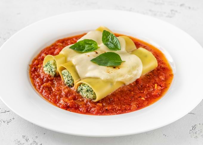 Spinach and Ricotta Cannel