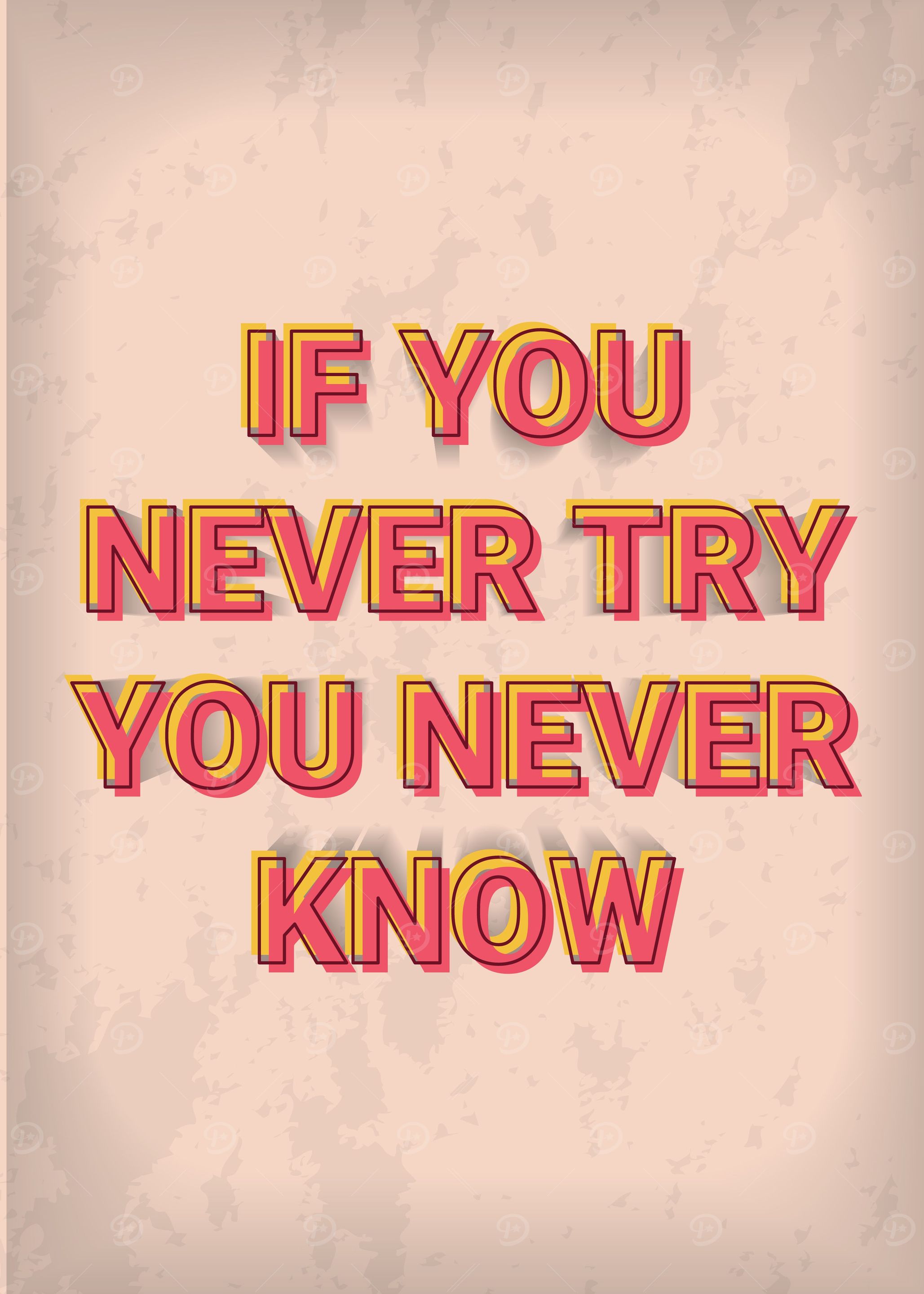 Vintage Motivation Quote