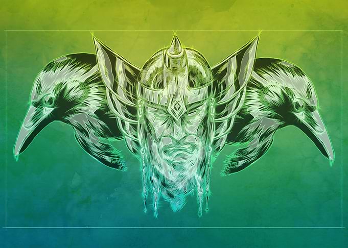 Vikings Raven Design