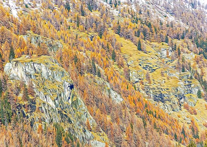 Alps in autumn
