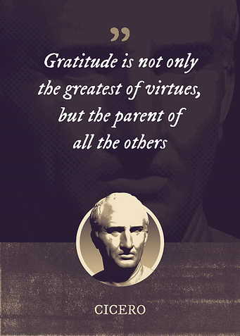 Gratitude is not only the