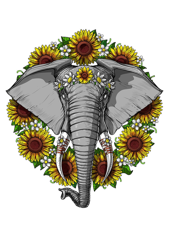 Elephant Sunflowers