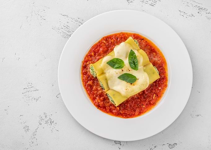 Spinach and Ricotta Cannel