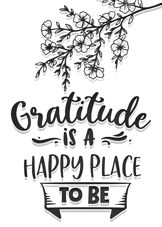 Gratitude is a happy place