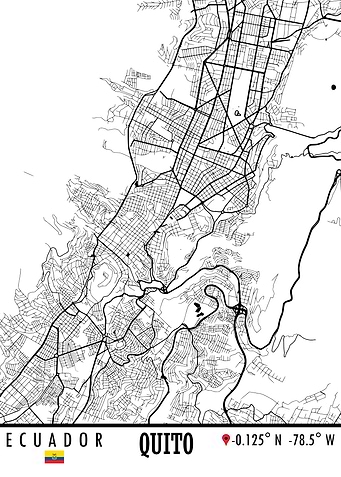 Quito Ecuador Map