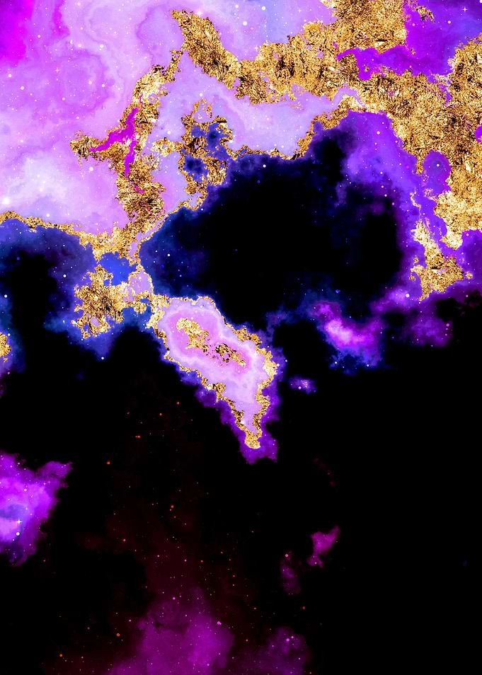 100 Starry Nebula in Space