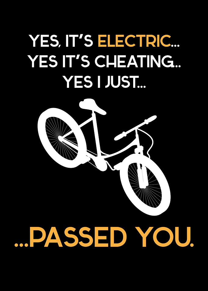 Yes Its Electric E Bike