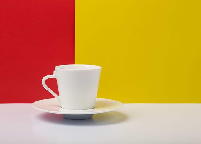 One coffee cup