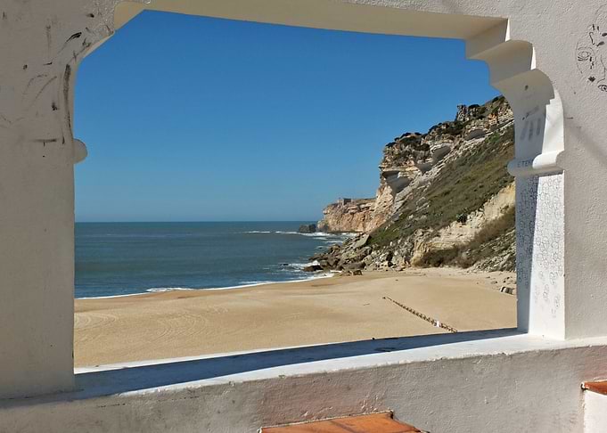 Nazare Beach view