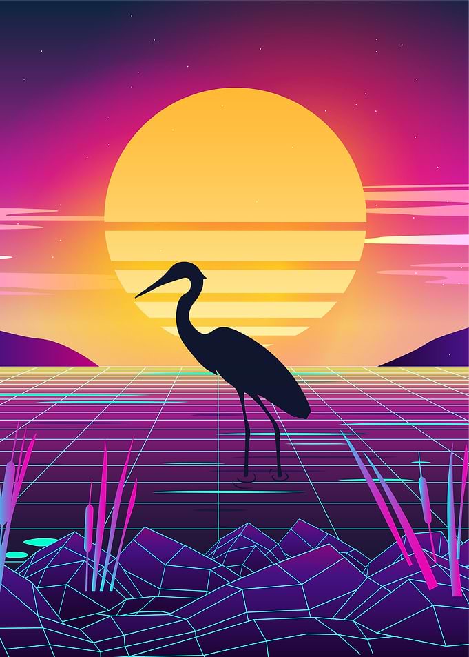 Flamingo Synthwave