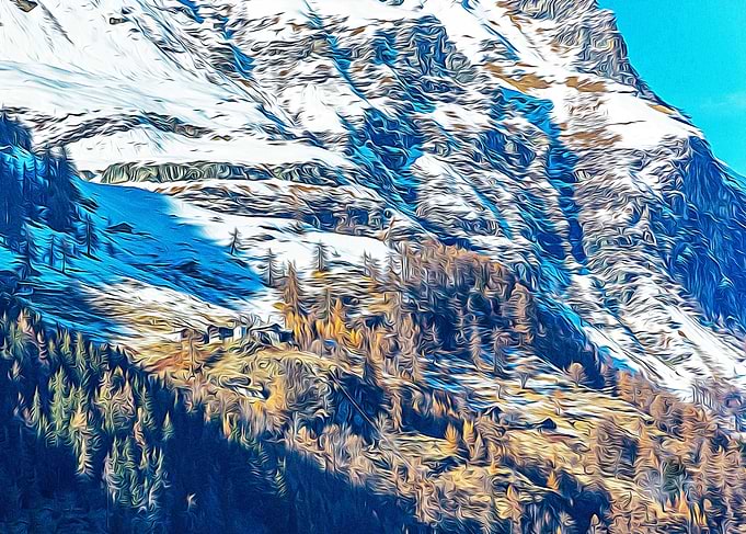 Alps in autumn