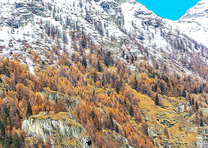 Alps in autumn