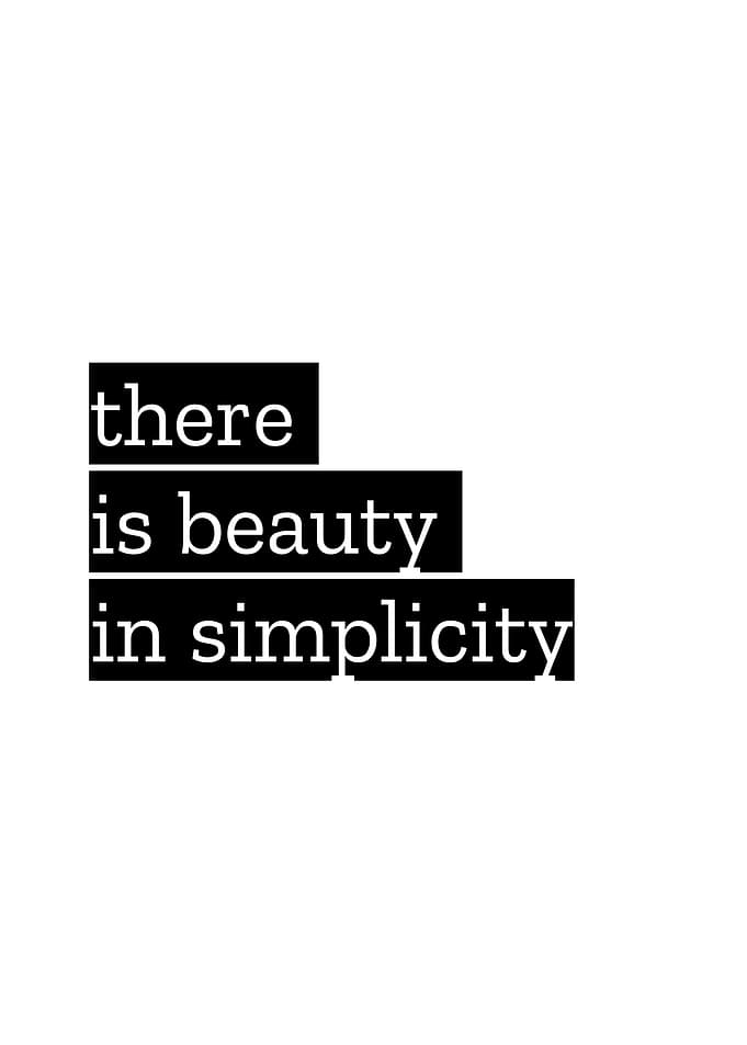 Minimalist Qoutes Life