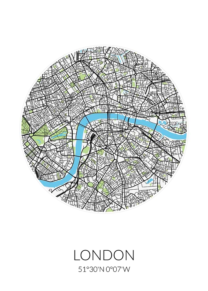 London Circle City Map