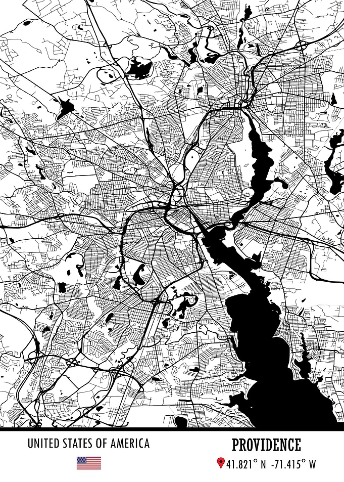 Providence USA Map