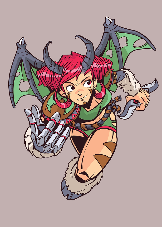 Anime Demon Girl