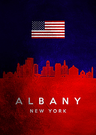 Albany New York Skyline