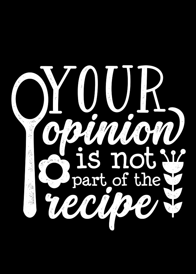 Is not part of the recipe