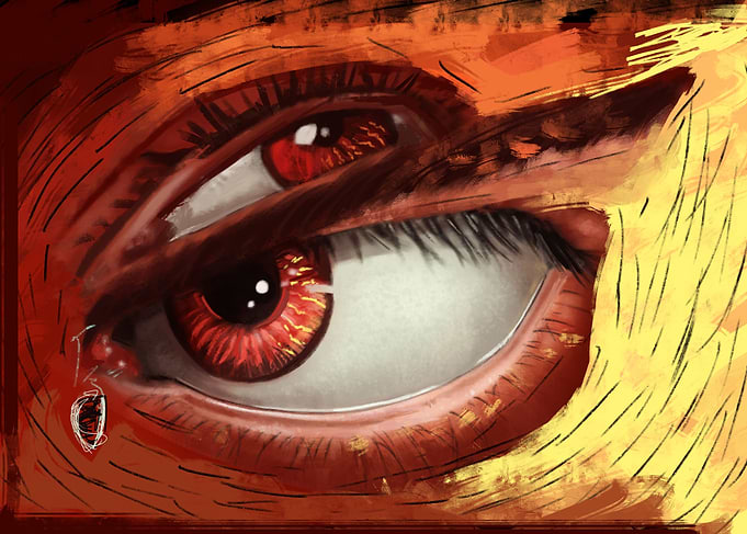 Eye beneath