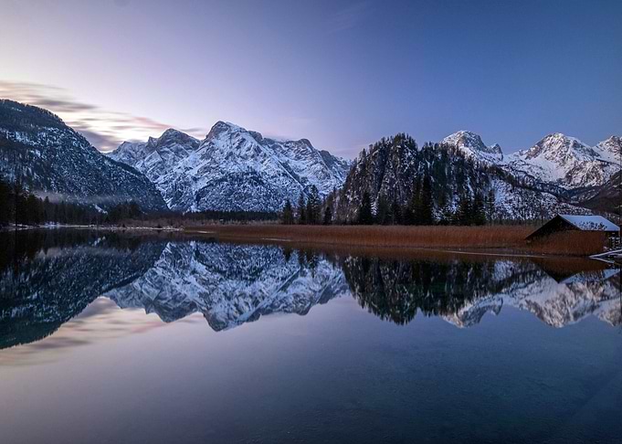 Mountains at the Lake