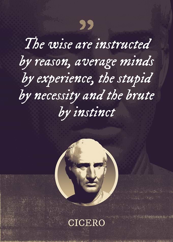 The wise are instructed by