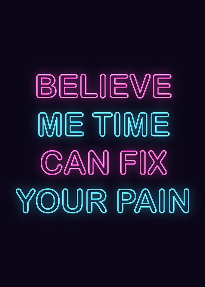Neon Motivation Quote