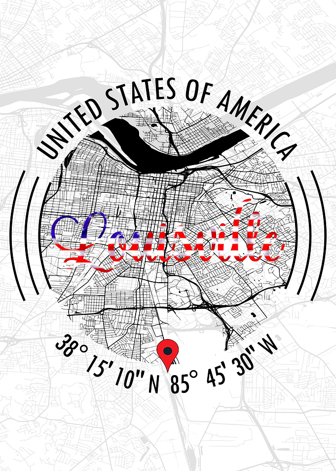 Louisville USA Map