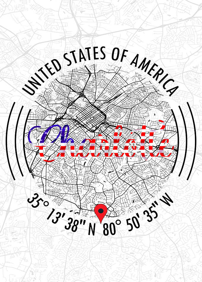 Charlotte USA Map