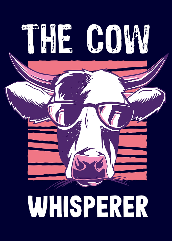 Farmer Cow Funny Gift