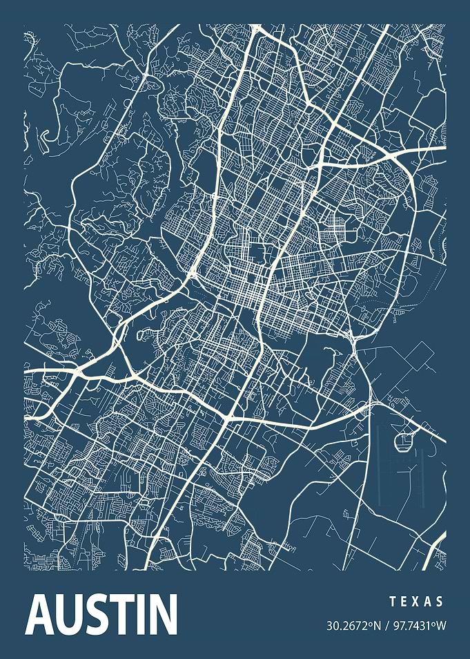 Blueprint map Austin