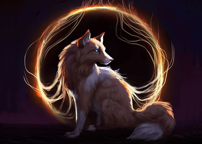 Night wolf