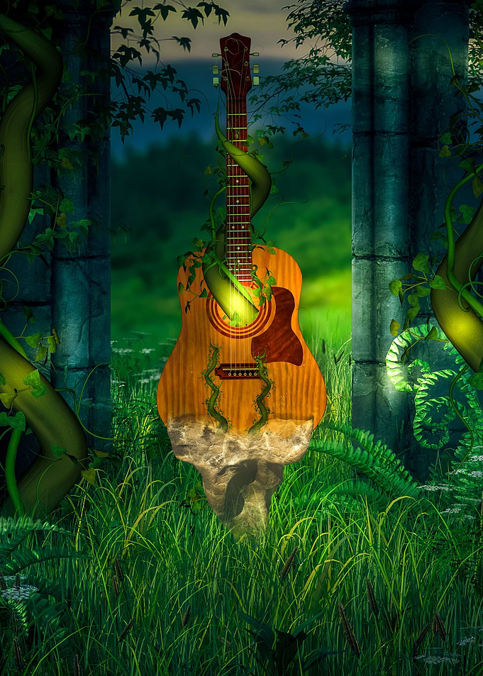 Awesome guitar in a forgot
