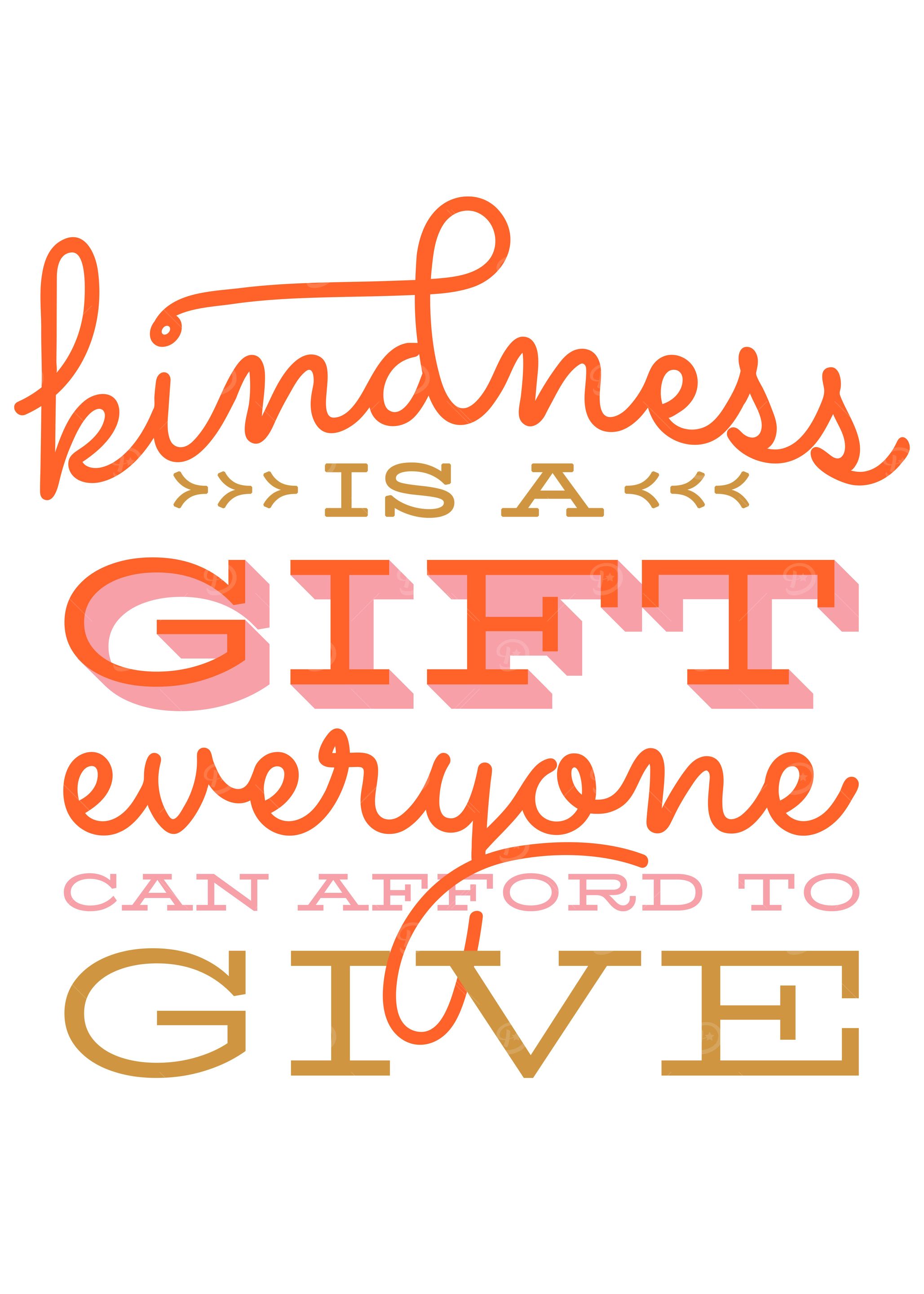 Cute Kindness Matters Gift