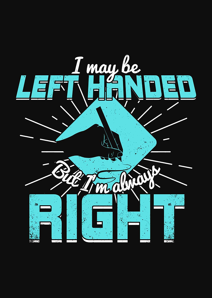 Funny Left Handed Design
