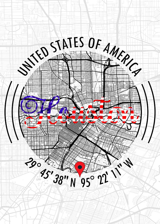 Houston USA Map