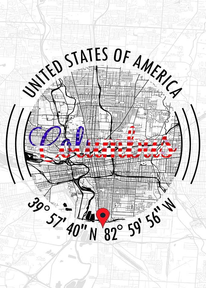 Columbus USA Map