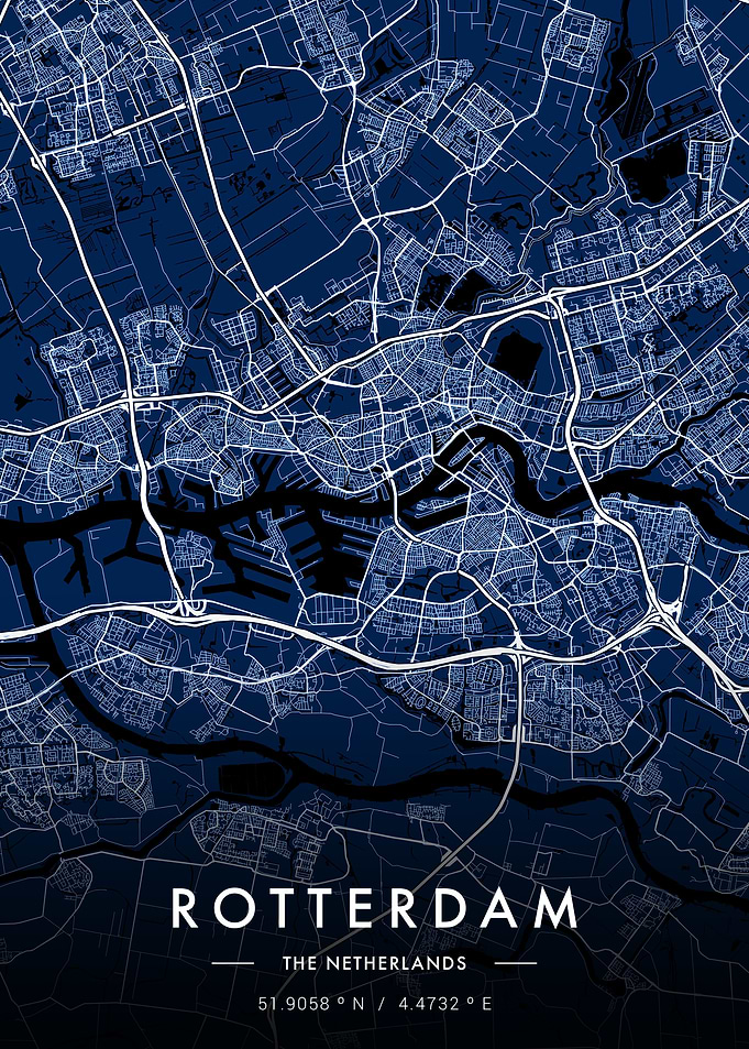Rotterdam City Map