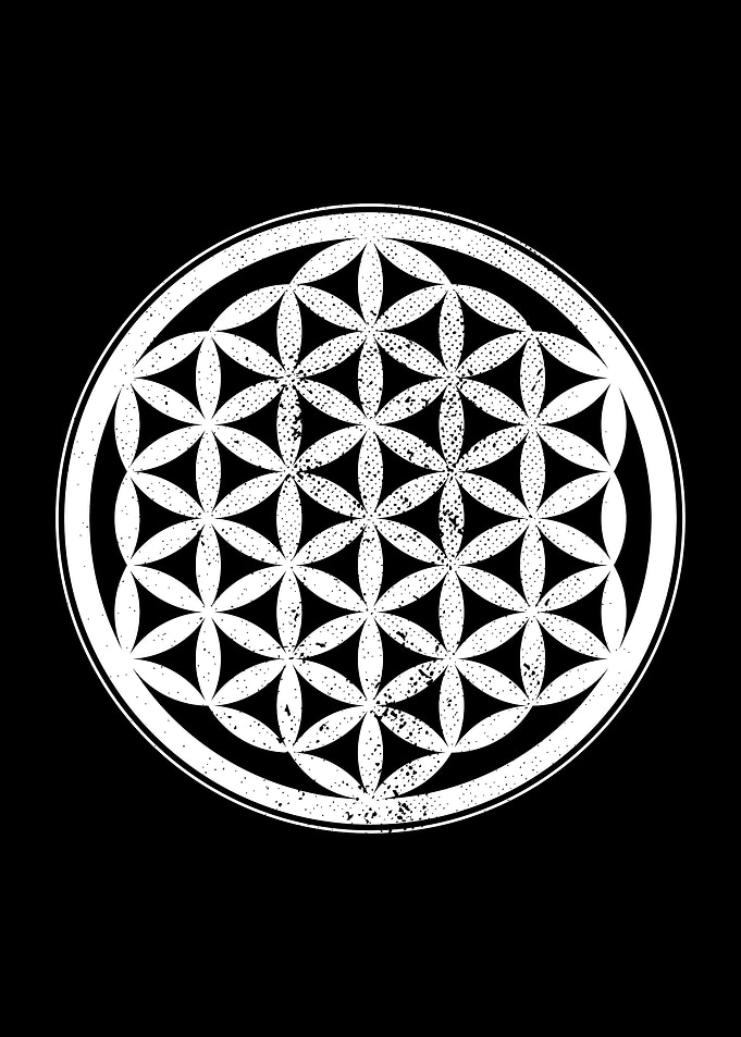Flower Of Life Yoga Symbol