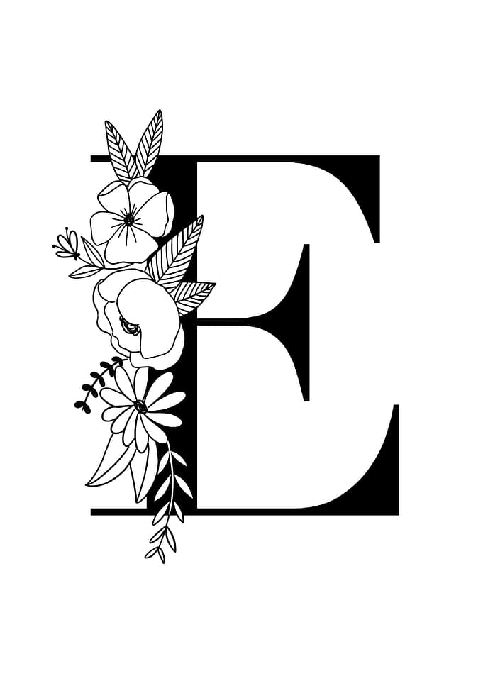E floral