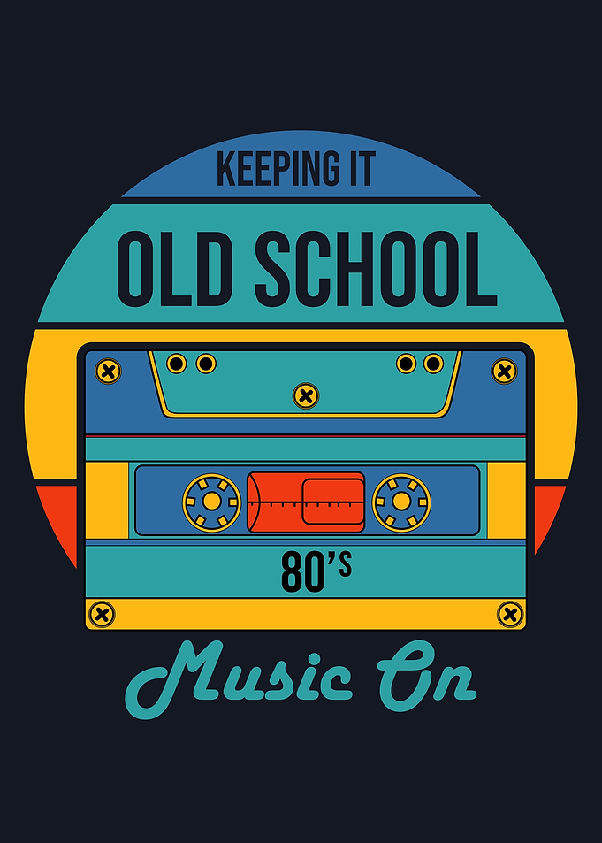 Old School Music Cassette