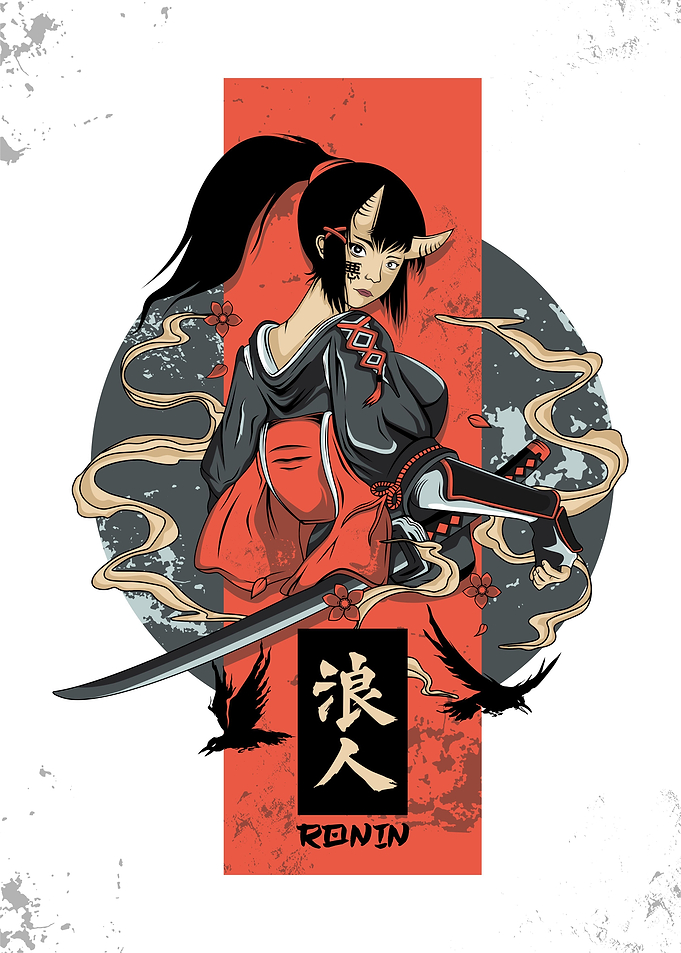 Ronin Demon Girl