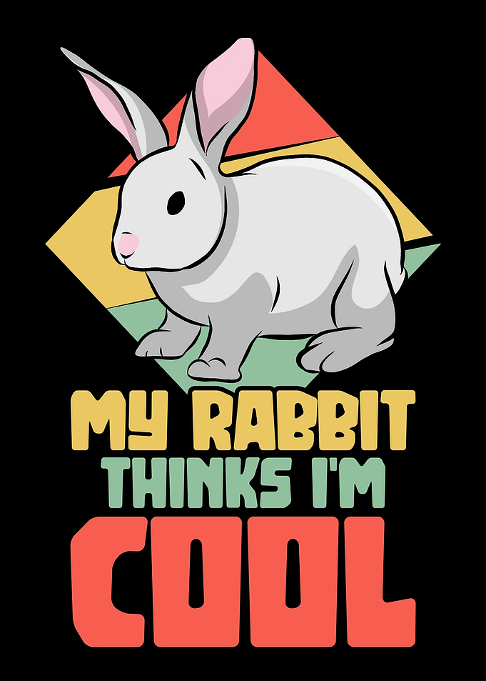 My rabbit thinks Im cool