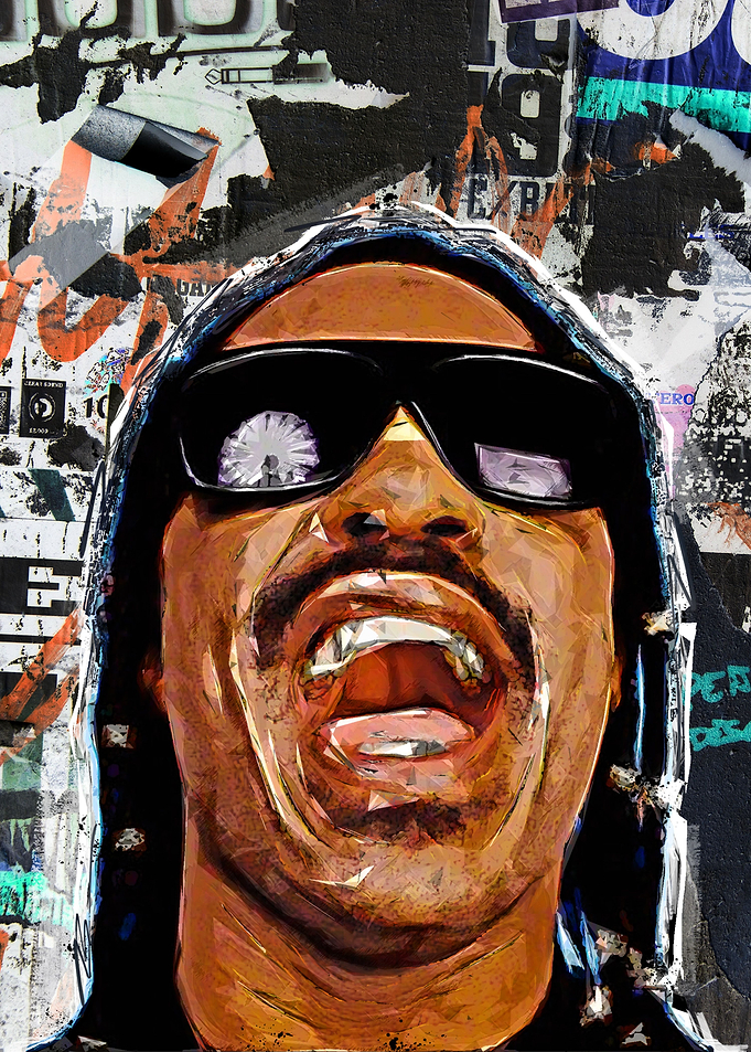 Stevie wonder pop art